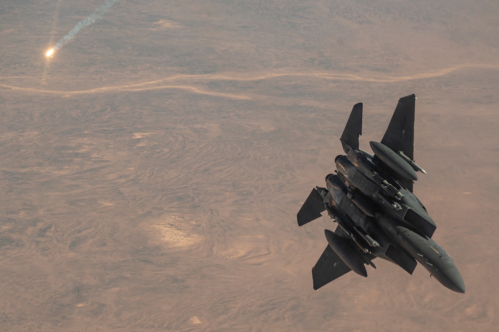 908th EARS extends F-15E Strike Eagle combat patrols