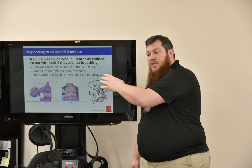 Arnold AFB personnel receive opioid response training