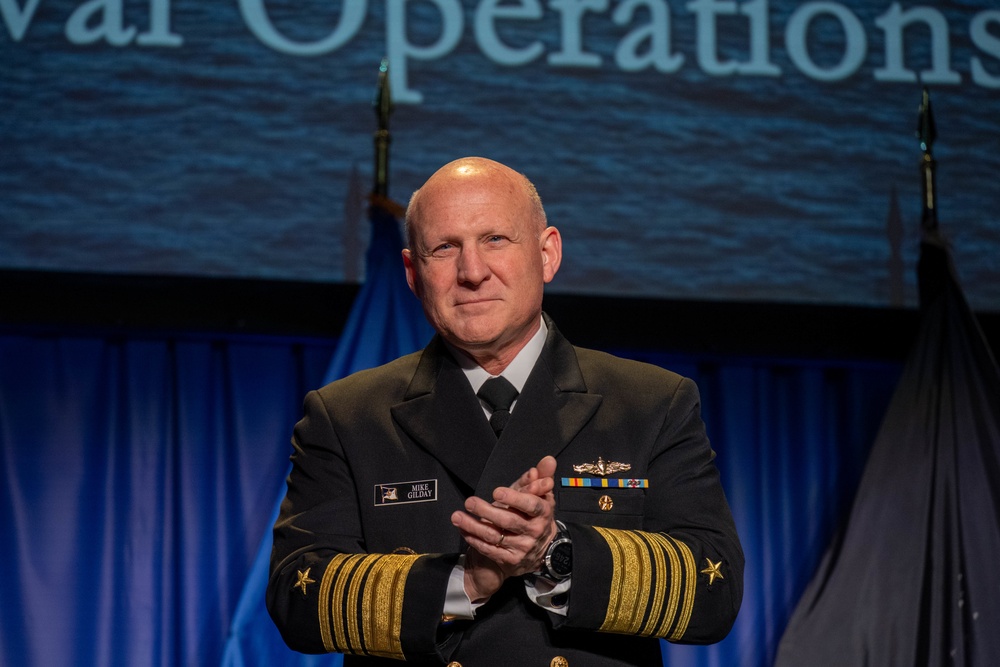 CNO delivers remarks during WEST 2023