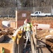 Construction continues at the site of the Louisville VA Medical Center Feb. 15, 2023.