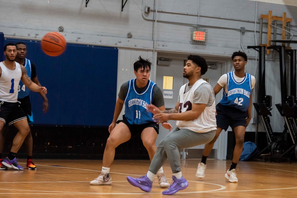 Sailors participate in basketball tournament