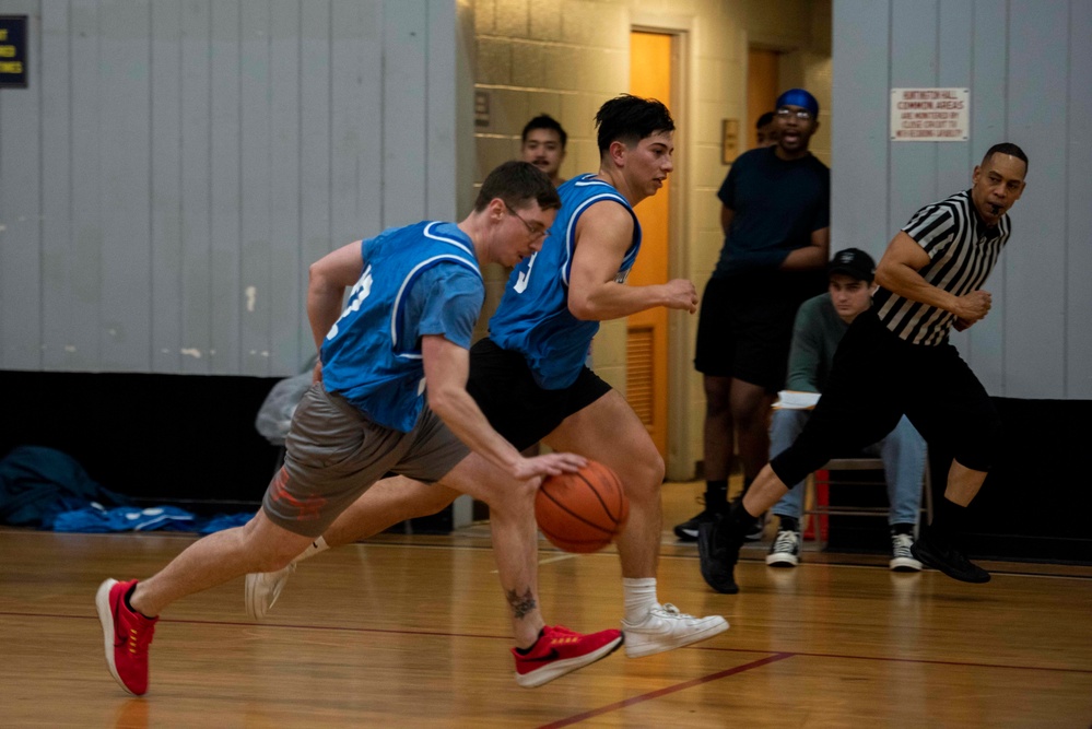 Sailors participate in basketball tournament