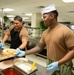 Sailor serving food