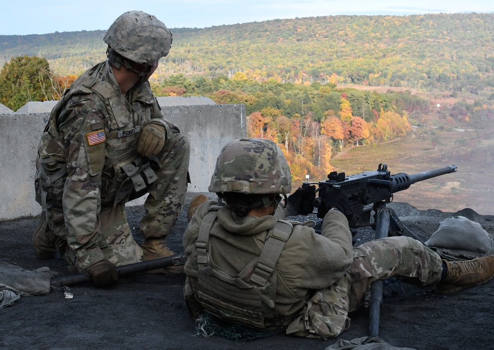 328th BSB machine gun range