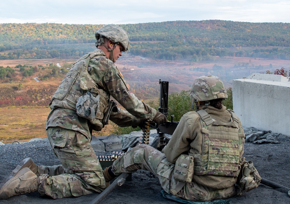 328th BSB machine gun range