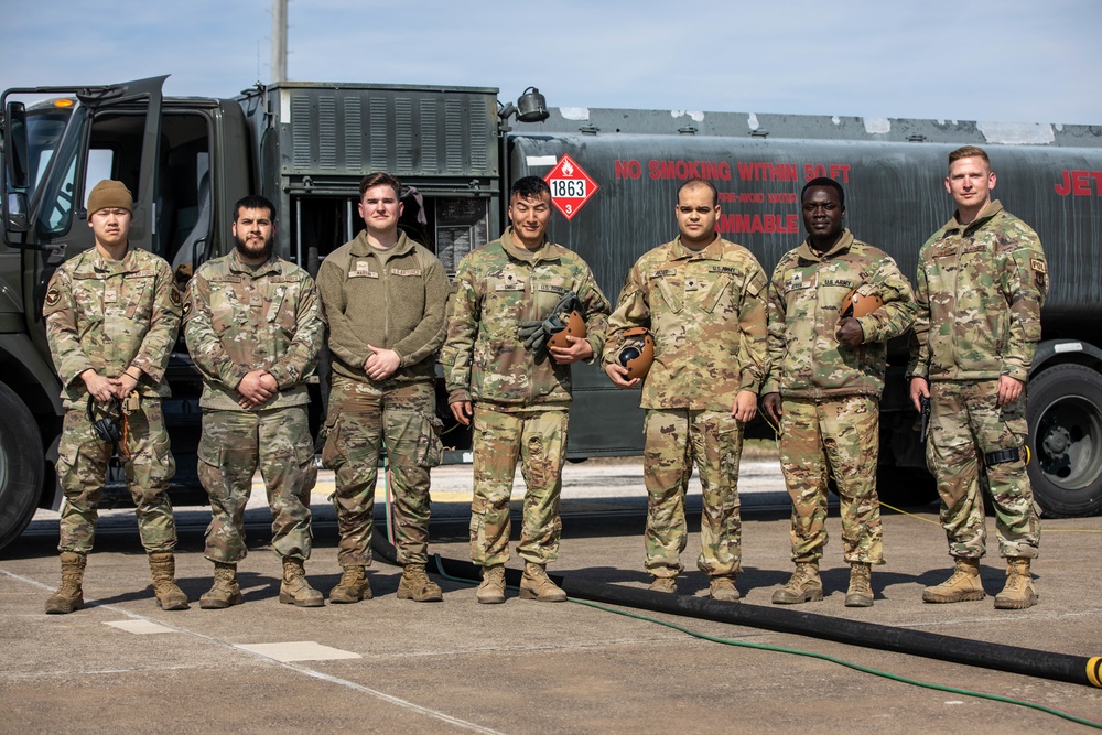 U.S. Army and Air Force Soldiers support rapid refuelling mission at Incirlik Air Base