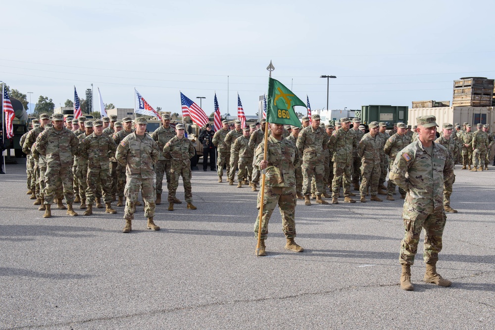 Arizona Guard Soldiers deploy in support of Operation Spartan Shield