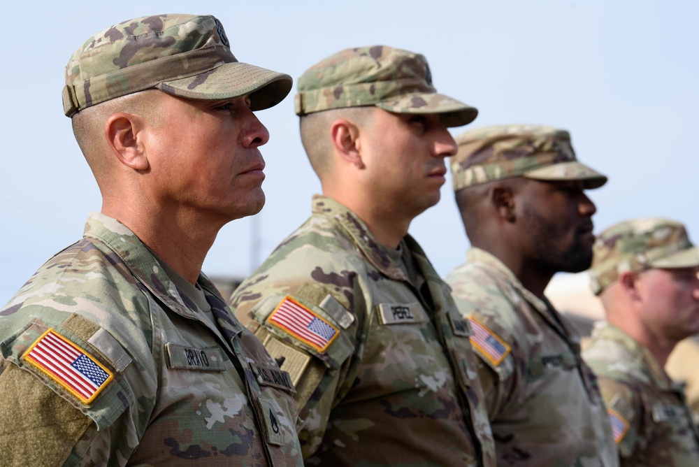 Arizona Guard Soldiers deploy in support of Operation Spartan Shield