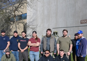 TRFB Team Members Build Heat Exchanger