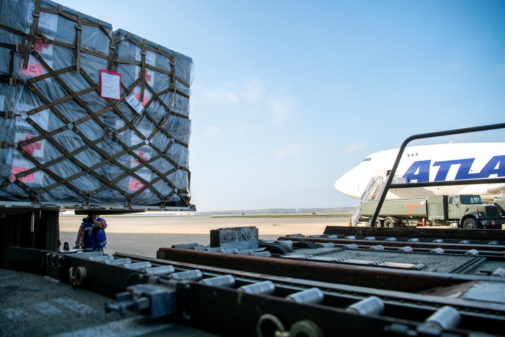 Emergency humanitarian cargo movement to Turkey