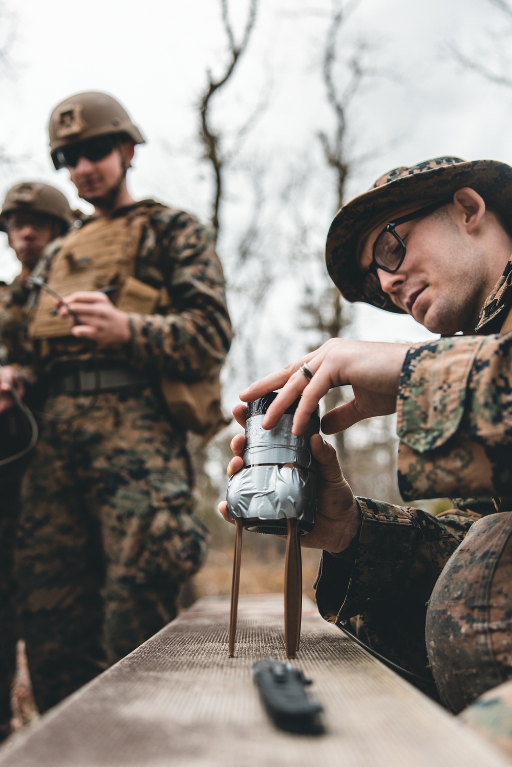 U.S. Marines with Combat Logistics regiment 27 Conduct Demolition Range During Maritime Pre-Positioning Force Exercise (MPFEX) 23