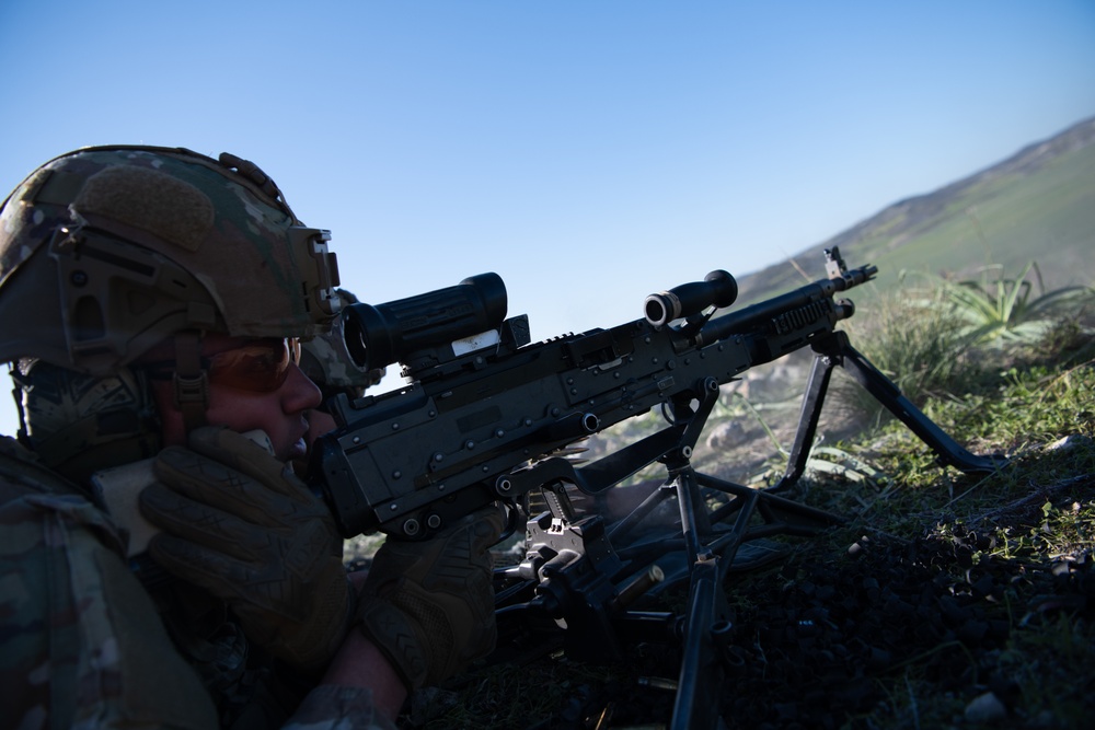 Able Company Paratroopers Conduct Machine Gun Range with Cypriot Troops