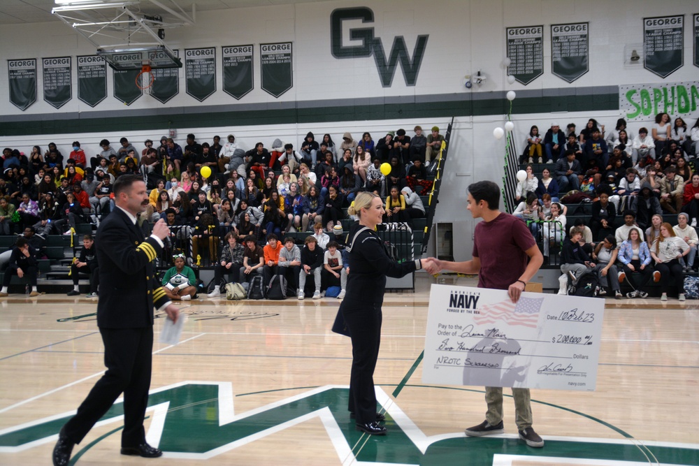 Denver High School Student receives Naval Reserve Office Training Corps (NROTC) Scholarship