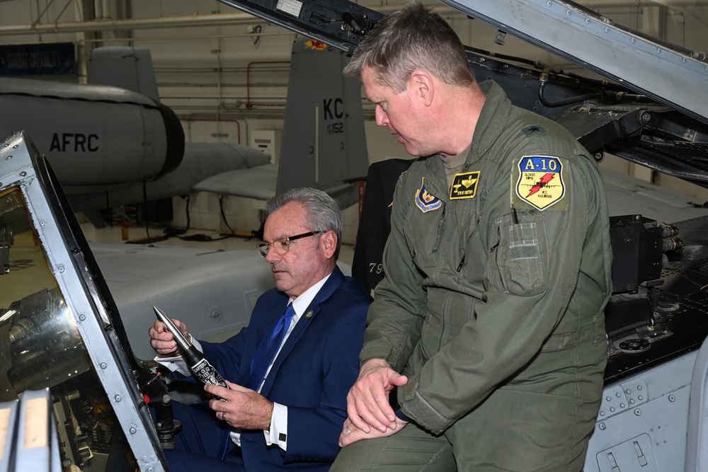 Congressman Mark Alford visits Whiteman Air Force Base