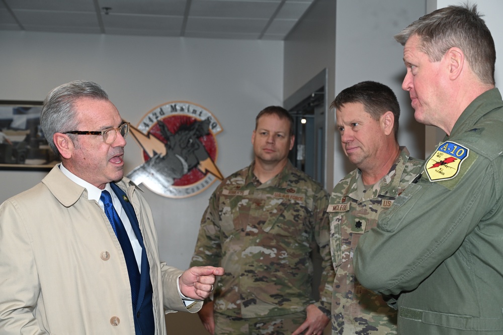 Congressman Mark Alford visits Whiteman Air Force Base