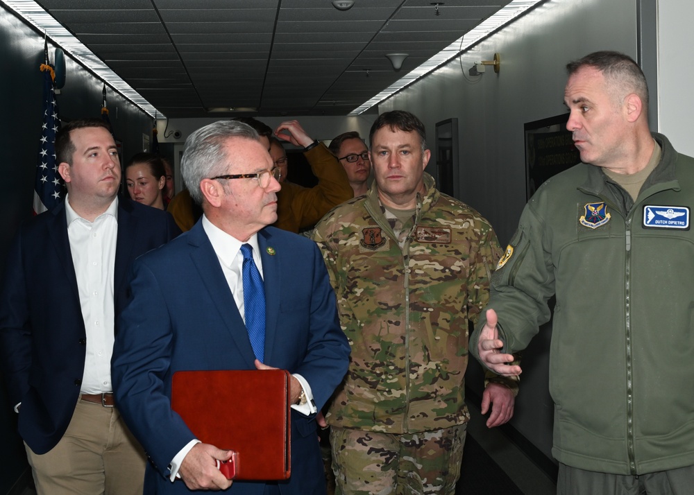 Congressman Mark Alford visits Whiteman Air Force Base