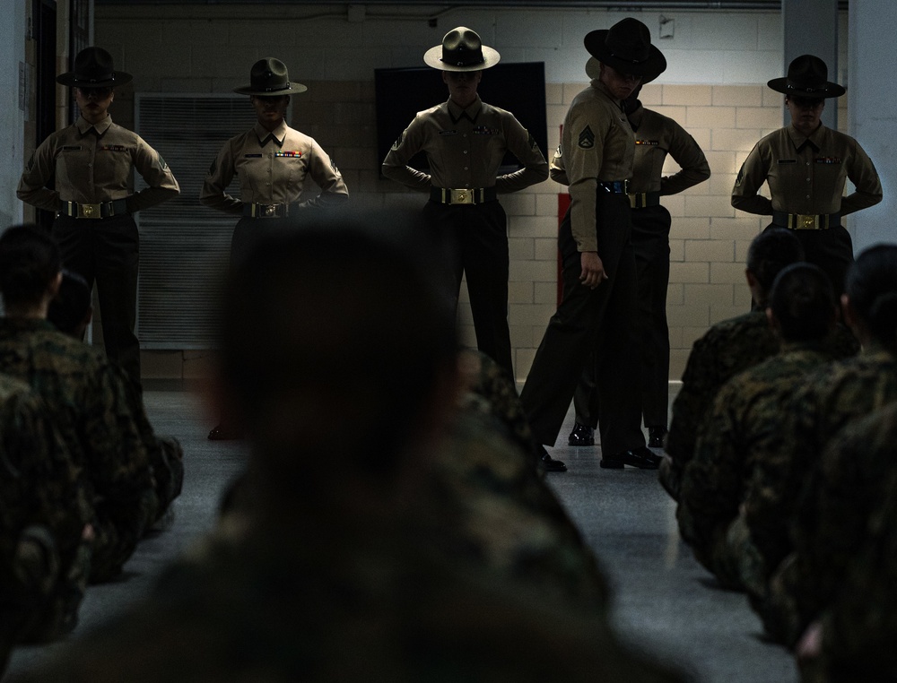 Oscar Company Meets Their Drill Instructors