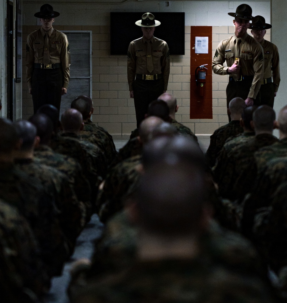 Oscar Company Meets Their Drill Instructors