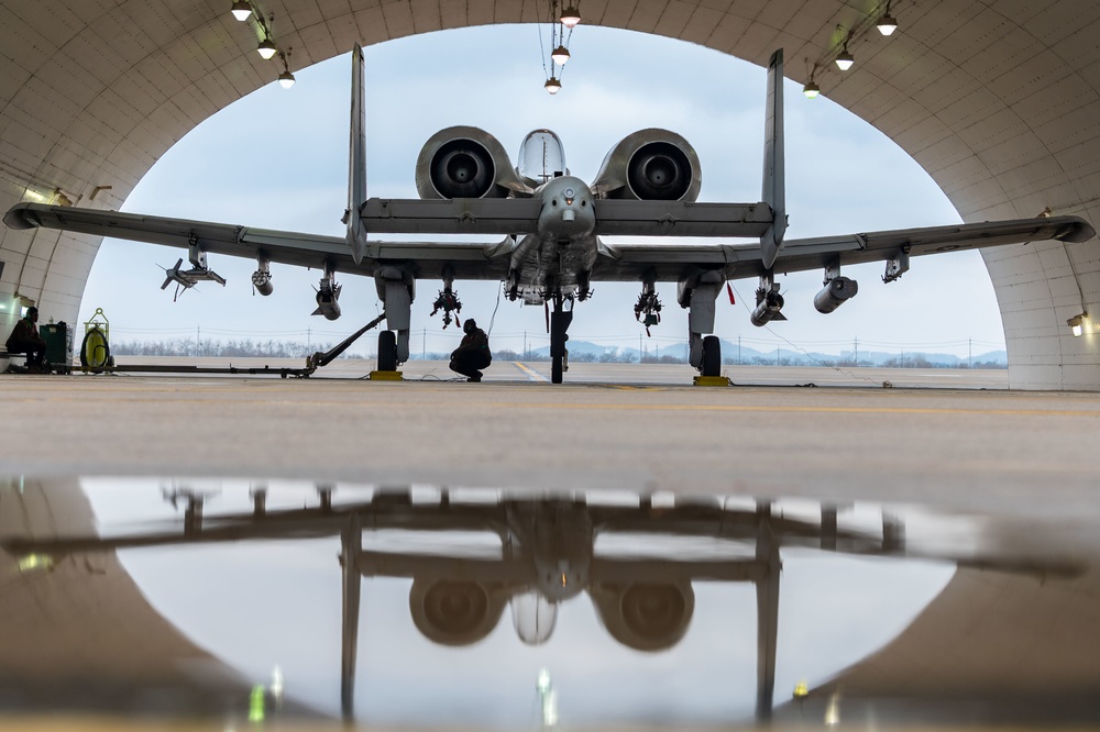 Lining up for a hot-pit refuel