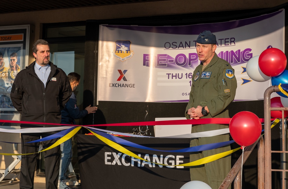 Base Theater Reopens on Osan