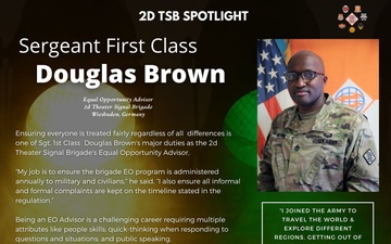 2d TSB #Spotlight — Sgt. 1st Class Douglas
