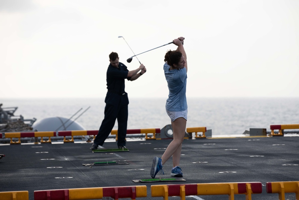 Makin Island Flight Deck Golf