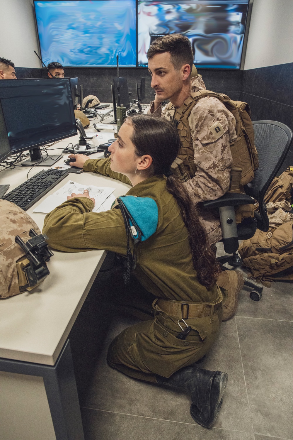 3rd ANGLICO Marines conduct a fires exercise during Intrepid Maven 23.2