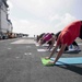 Makin Island Flight Deck Yoga