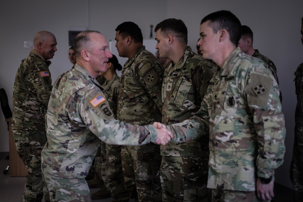 III Armored Corps Command Sergeant Major Burgoyne Visits Poland