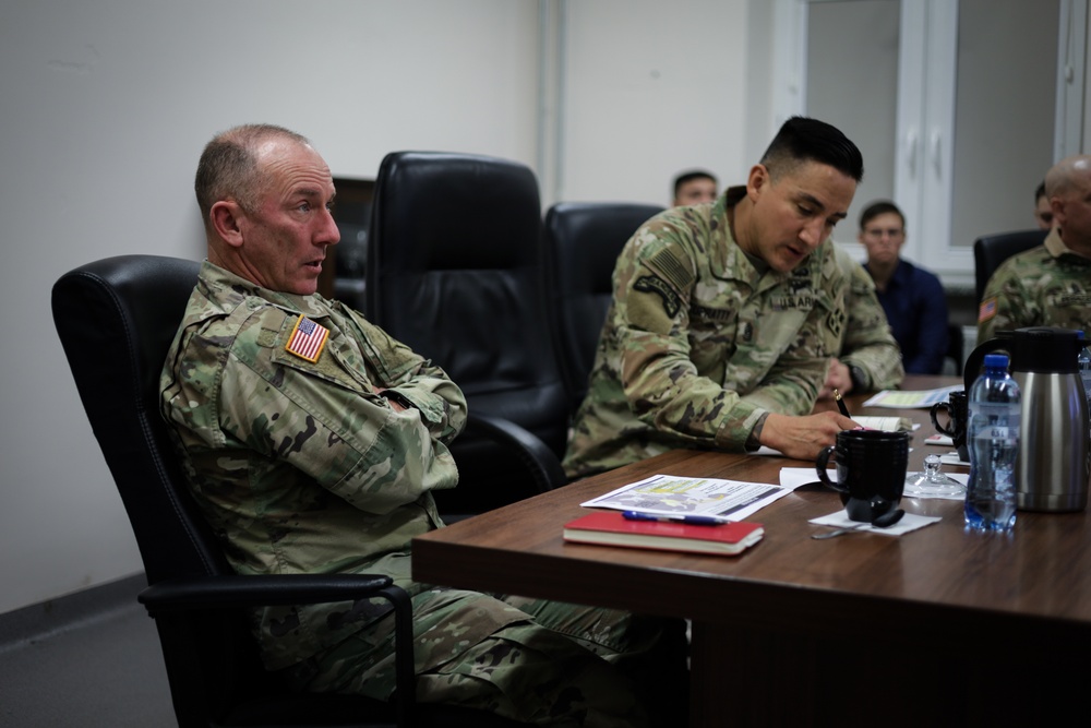 III Armored Corps Command Sergeant Major Burgoyne Visits Poland