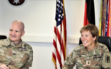 Medical Readiness Command, Europe hosts 18th Medical Command commander