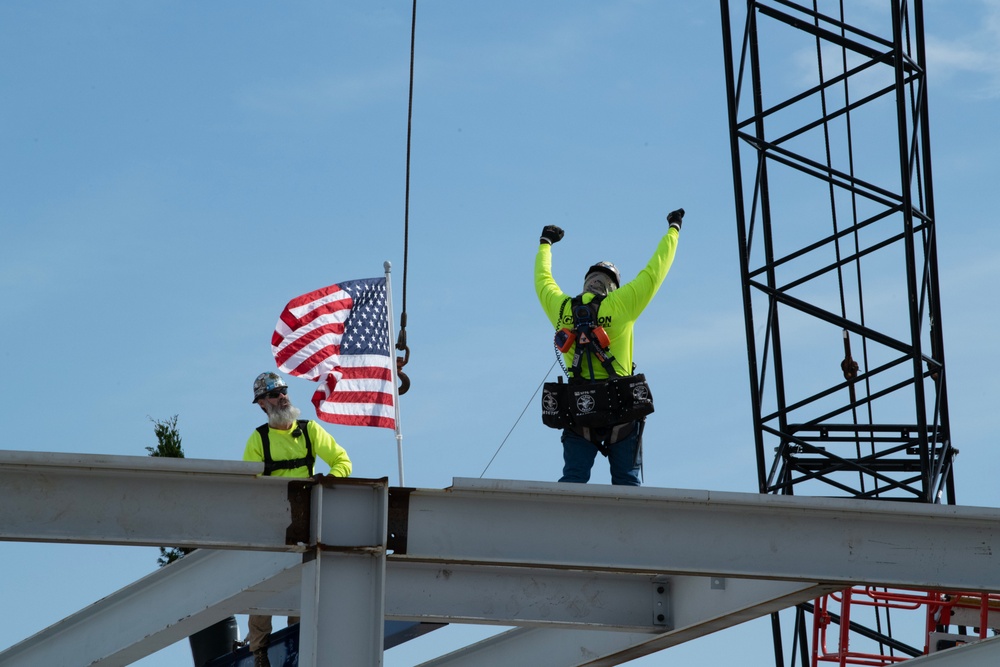 Tyndall Tops Off New Lodging