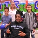 NFL player makes commissary appearance