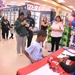 NFL player makes commissary appearance