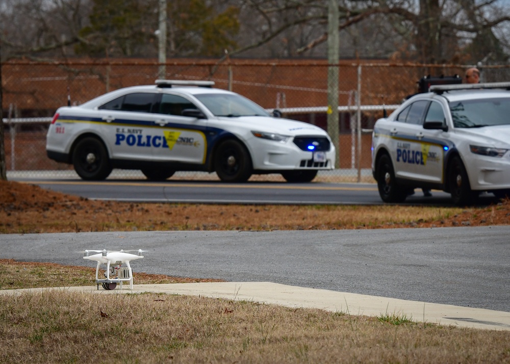 Naval Support Facility Indian Head conducts a drone surveillance/ counter-UAS exercise