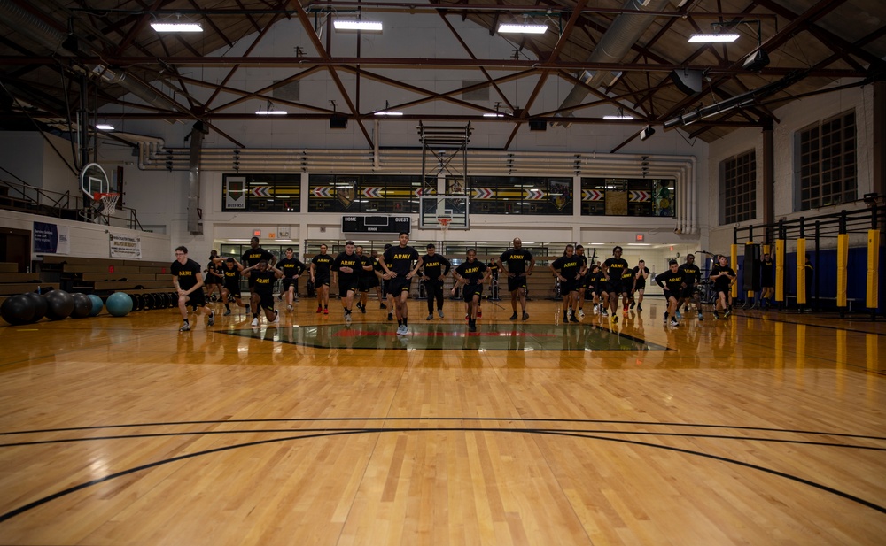 511th FFC conduct ACFT training at King Field House on Fort Riley, Kansas