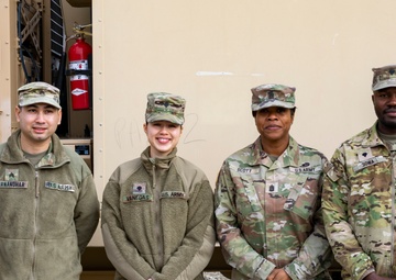 Quartermaster School CSM Scott visits Fort Riley