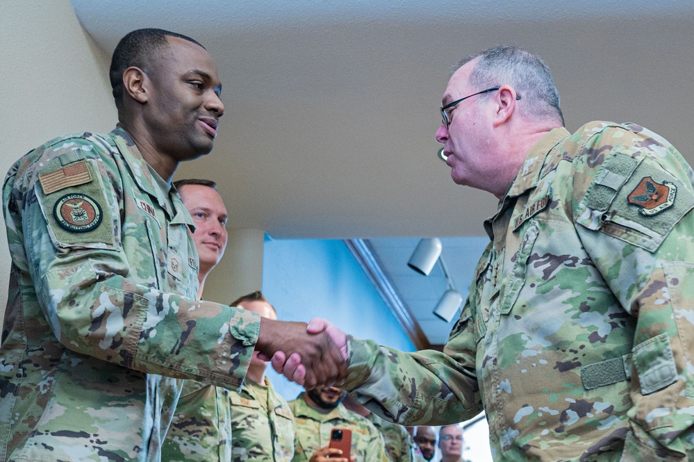 Chief MSgt of the Air Force JoAnne Bass visit AFRS