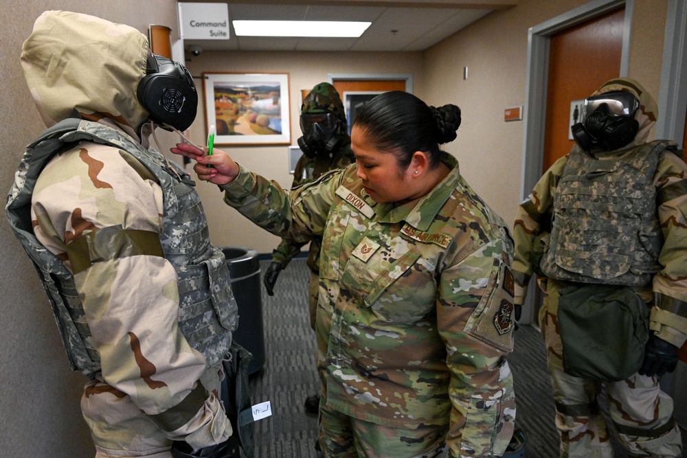 19th Medical Group tests readiness with CBRN exercise