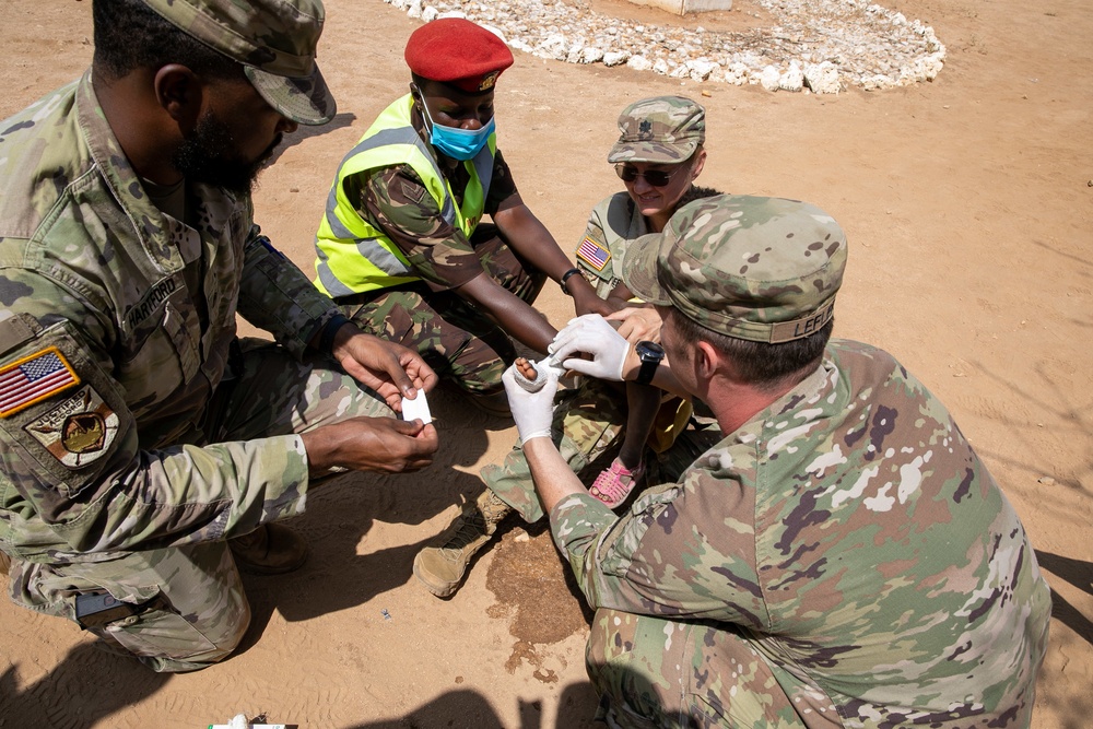 U.S. Army, KDF Partner with local medical clinic during JA23