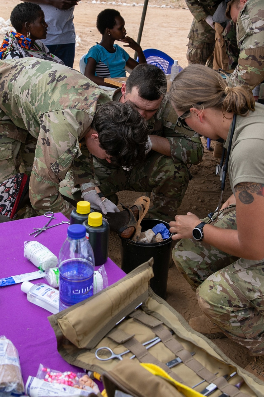 U.S. Army, KDF Partner with local medical clinic during JA23