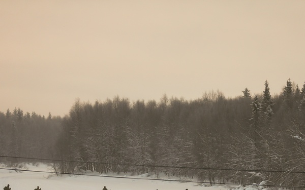 3-71 Cavalry Regiment, 1BCT, 10th Mountain Division train with Finnish soldiers on weapons proficiency using Finland’s RK62 assault rifle during Defense Exercise North in Sodankyla Garrison, Finland, during Exercise Arctic Forge '23 on Feb. 22, 2023