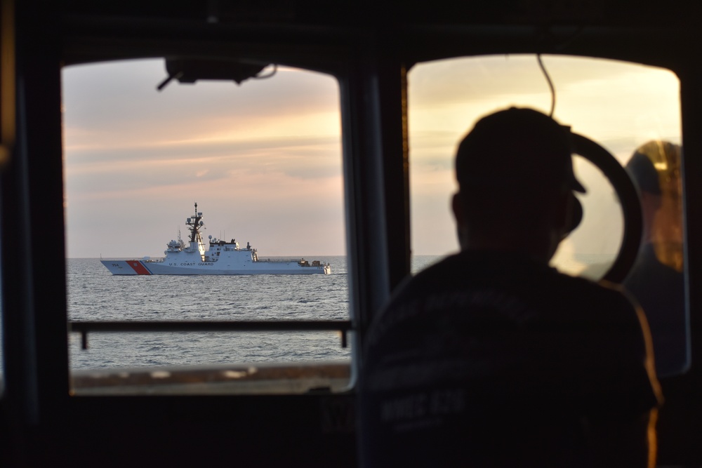 USCGC Dependable's crew supports Operation Vigilant Sentry