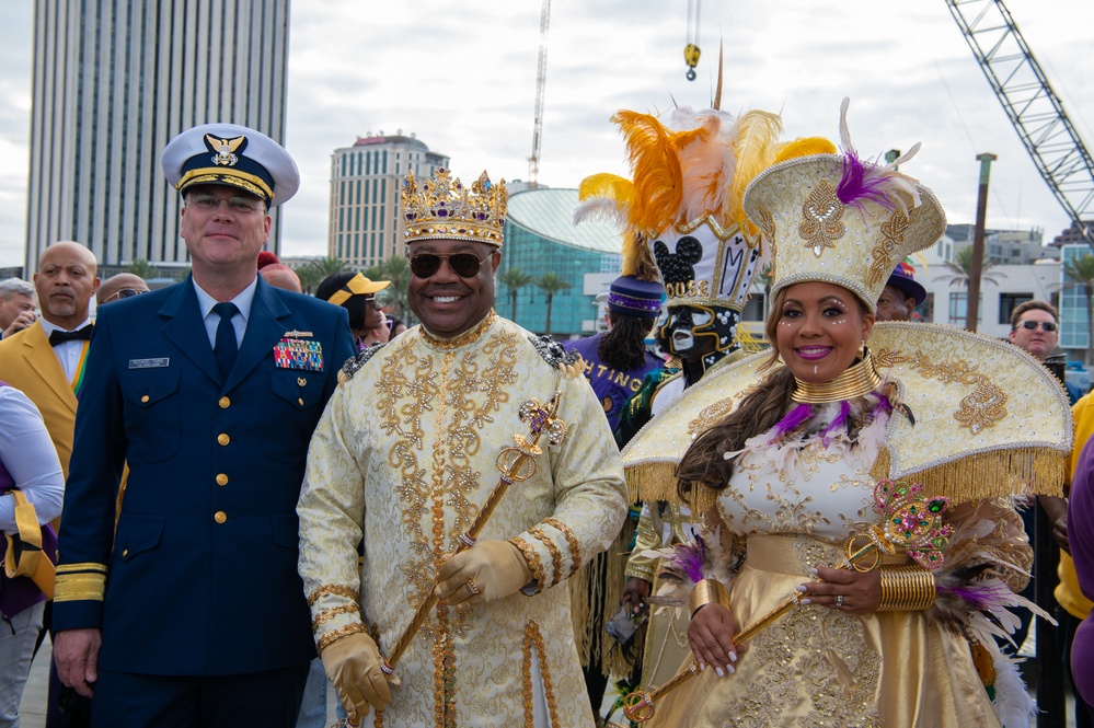 Coast Guard participates in 2023 Lundi Gras