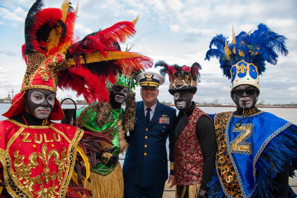 Coast Guard participates in 2023 Lundi Gras