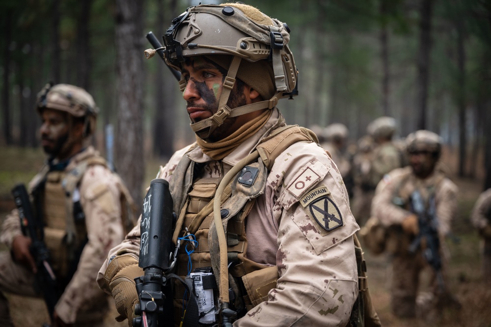 UAE and U.S. troops live fire at JRTC