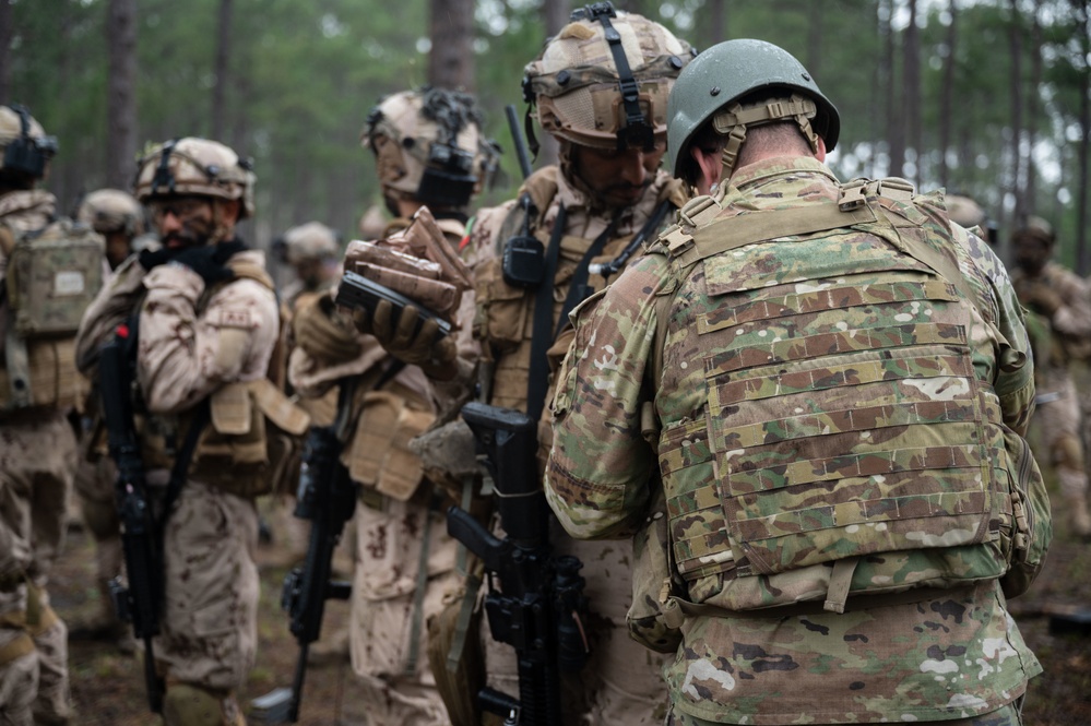 UAE and U.S. troops live fire at JRTC