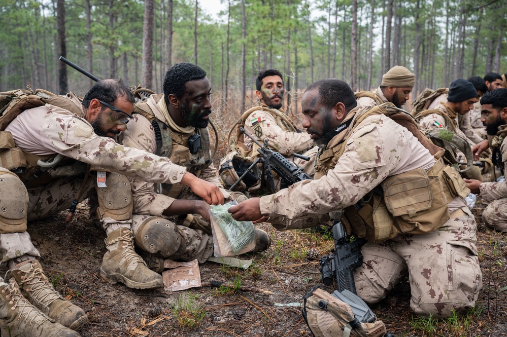 UAE and U.S. troops live fire at JRTC