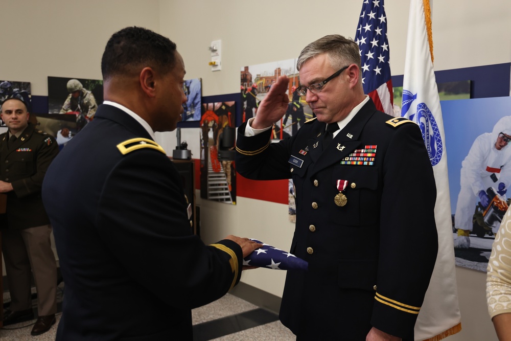 Command Judge Advocate completes Army career during retirement ceremony on APG