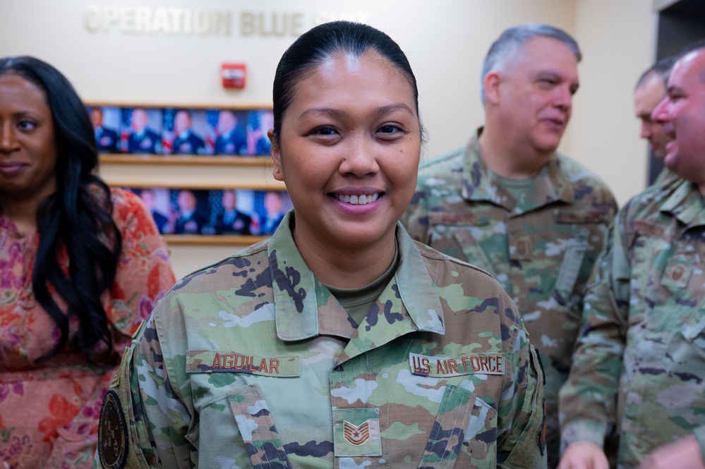 Chief MSgt of the Air Force JoAnne Bass visit AFRS